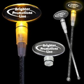 9" Amber Yellow Oval Light-Up Cocktail Stirrers